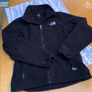 Women’s size Medium Black North Face Fleece Zip Up